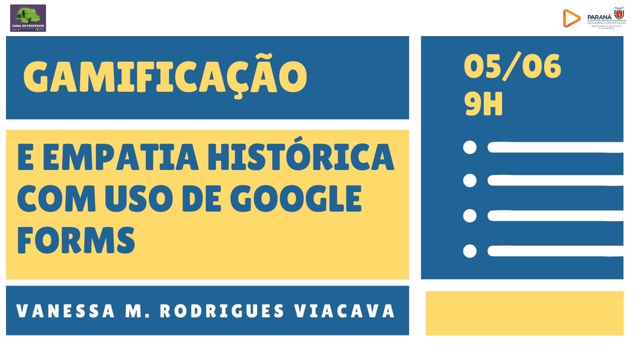 A empatia histórica com uso de Google Forms