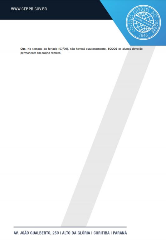 Escala Noturno Subsequente