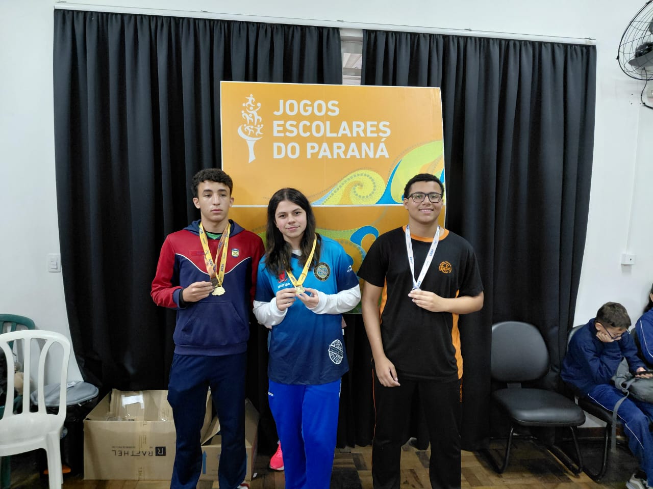 Estudantes-atletas do CEP