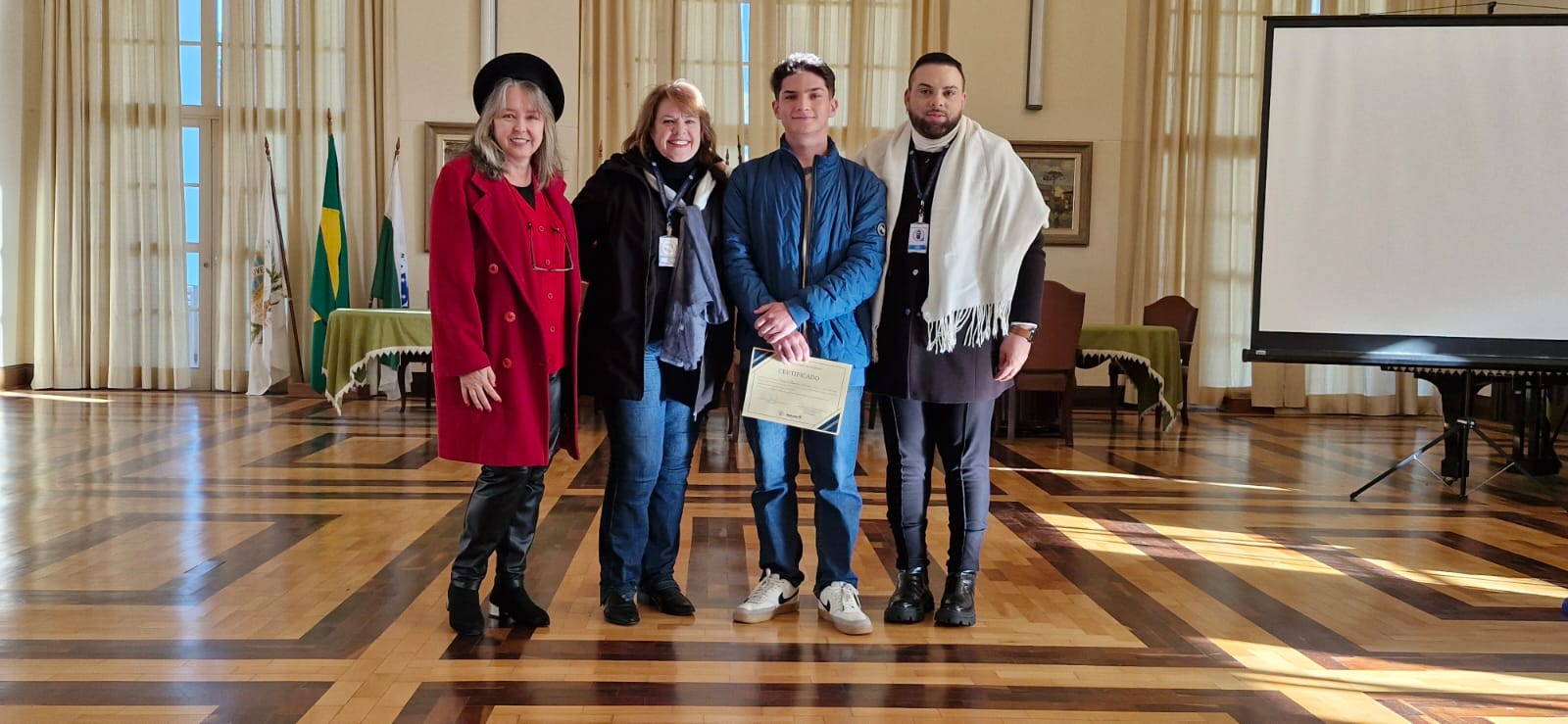 Entrega do Certificado de Monitoria