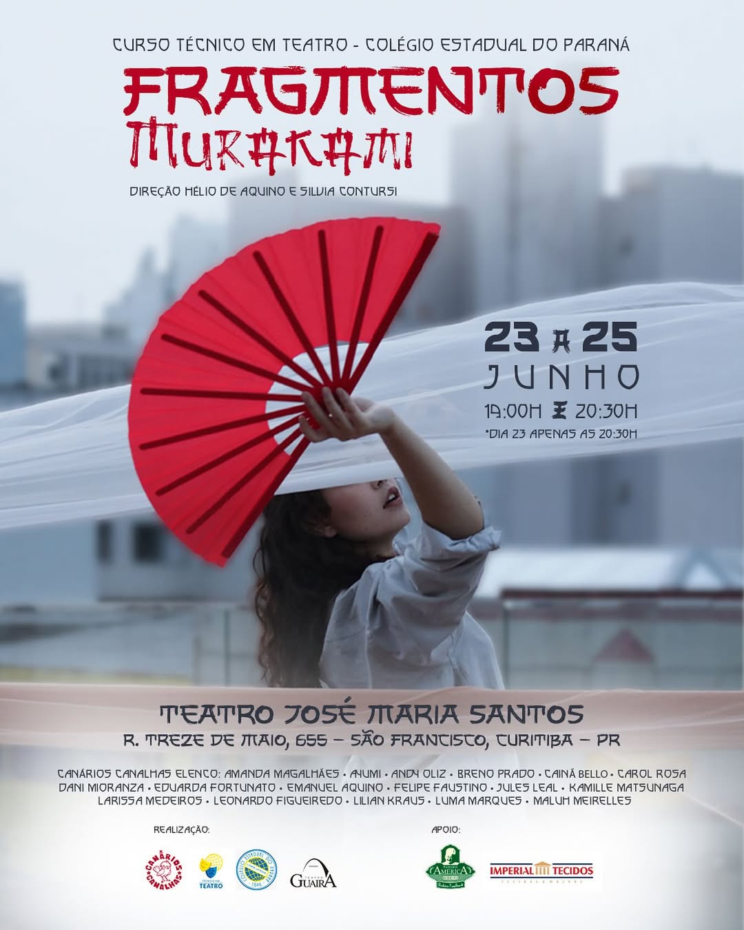 cartaz de divulgação da peça