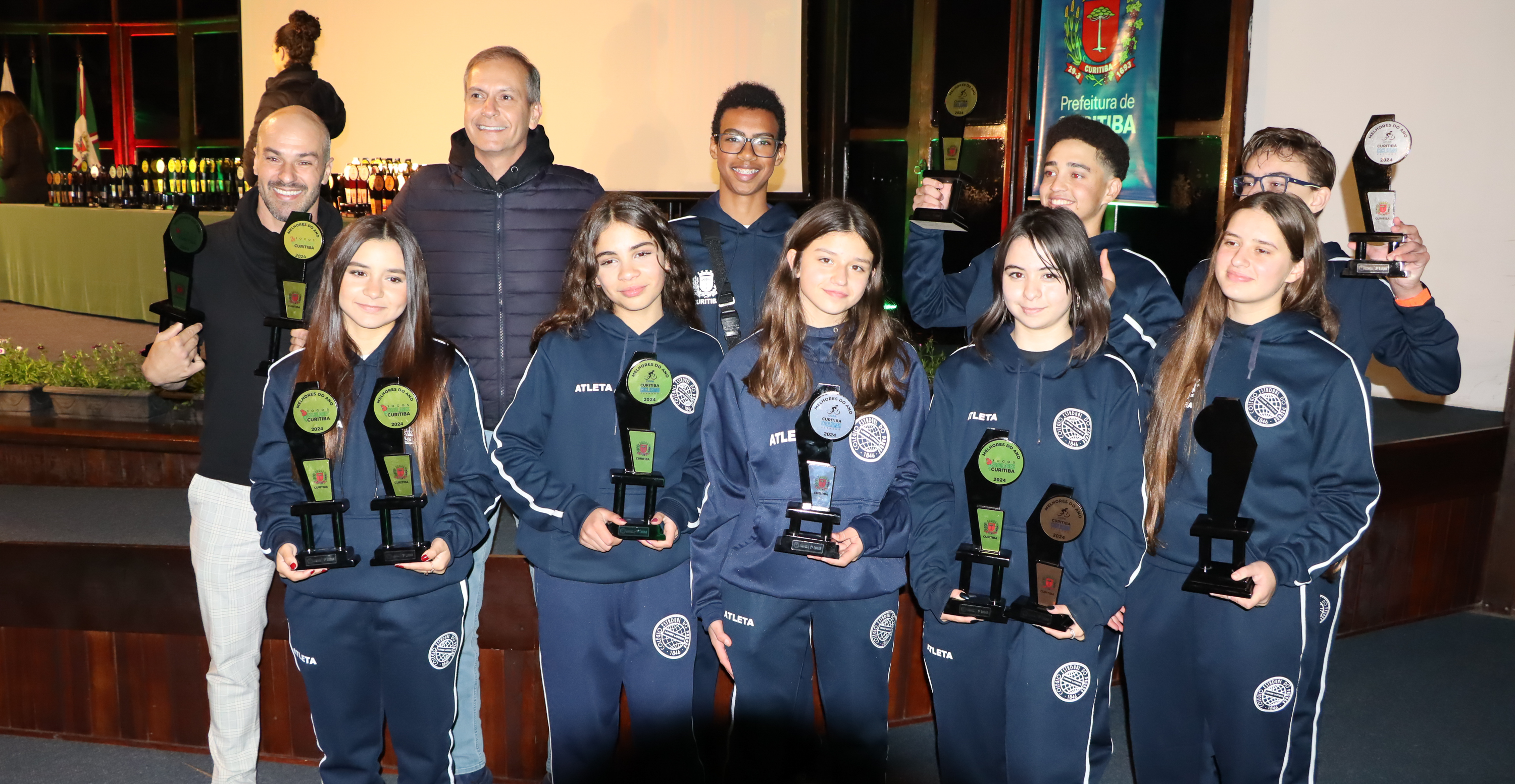 Equipes do CEP premiadas em evento da Prefeitura de Curitiba