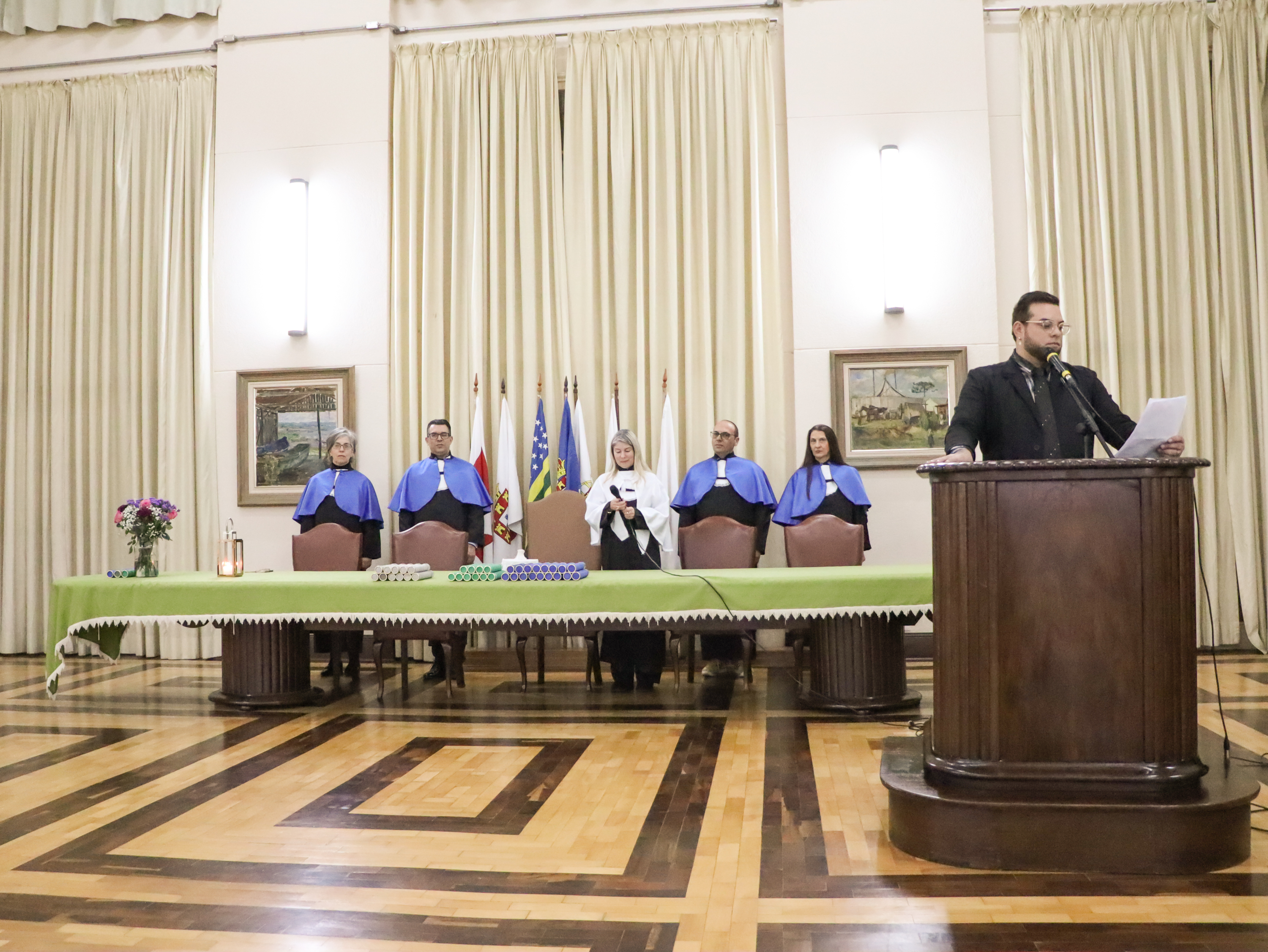 Cerimônia de outorga de grau da educação profissional subsequente