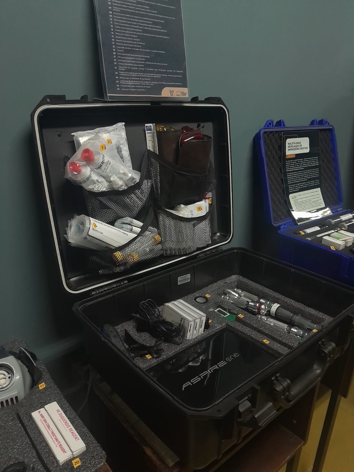 Turma do Prótese Dentária em visita técnica ao Museu Paranaense de Ciências Forenses