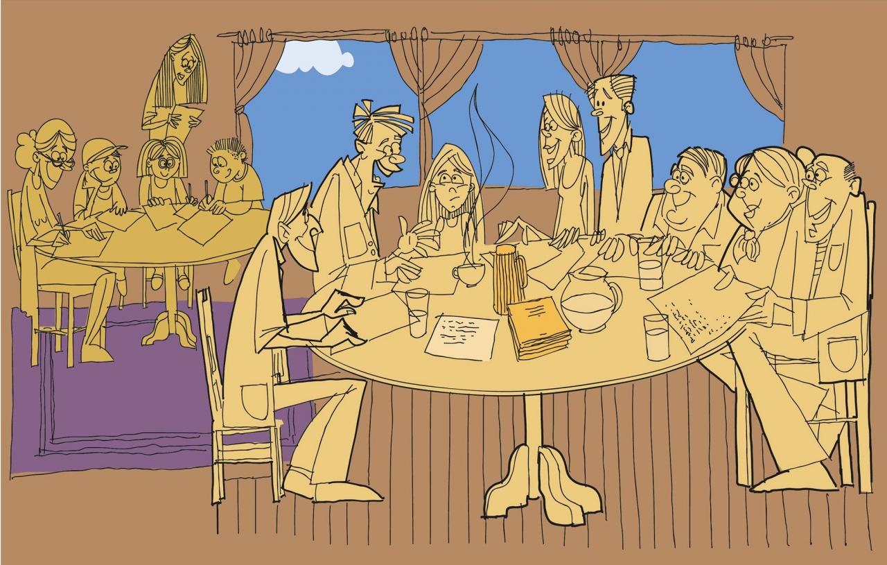 Ilustração - Sala dos Professores