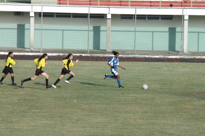 CE Guairaituba (amarelo) x CEP, no jogo que definiu as duas primeiras posições