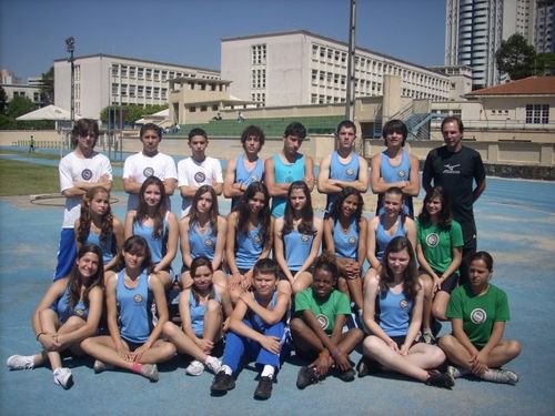 Integrantes da equipe pentacampeã