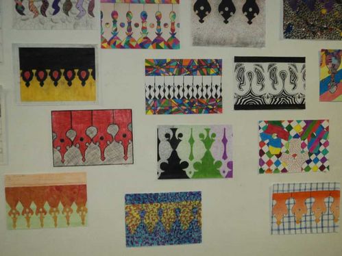 Lambrequins foram temas para arte