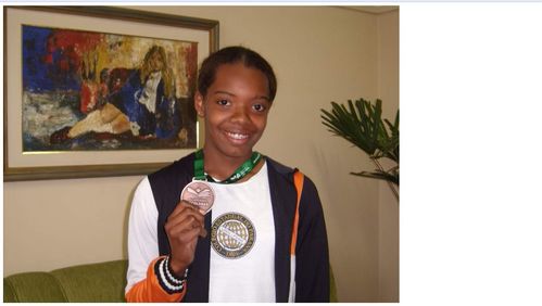 Atleta Nicoli: terceiro lugar nacional