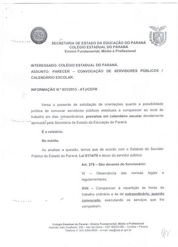 parecer