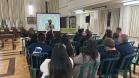 Candidatos e candidatas ao Saúde Bucal em palestra de orientação