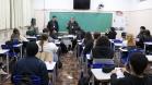 Estudantes fazem simulado do Saeb