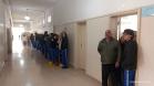 exercício de simulação de esvaziamento do prédio do CEP