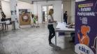 Estudantes participando das mostras de Conhecimento e da Educação Profissional
