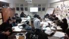 Estudantes de Áudio e Vídeo em oficinas de animação e de roteiro