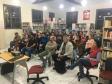 Os estudantes do Colégio Estadual do Paraná (CEP) participaram, na segunda-feira (20), de uma atividade intercultural que contou com a participação da cantora e folclorista argentina Karina Valdez, acompanhada por músicos também argentinos