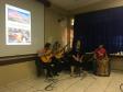 Os estudantes do Colégio Estadual do Paraná (CEP) participaram, na segunda-feira (20), de uma atividade intercultural que contou com a participação da cantora e folclorista argentina Karina Valdez, acompanhada por músicos também argentinos