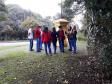 Nessa etapa, os estudantes foram sensibilizados pela linguagem poética no Bosque Portugal, no Jardim Social, onde desenvolveram atividades de leitura e declamação dos poemas encontrados ao longo da trilha do bosque.