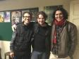 O visitante foi recebido pelos professores Jonas Nascimento e Carlos Lopes, que também são músicos e instrumentistas.
