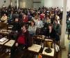 Professores e agentes educacionais do Colégio Estadual do Paraná (CEP) se reuniram no Clube dos Subtenentes e Sargentos do Exército de Curitiba, nesta quinta-feira (25), para o desenvolvimento das atividades de Formação Pedagógica, conforme previsto no Calendário Escolar e orientações da Secretaria de Estado da Educação (SEED).
