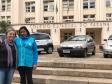 Ana Lygia Czap, chefe do Grupo Auxiliar Administrativo (GAA) e a agente Rosa Cardoso Ventura