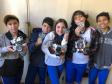 Paula Pazz, Raul Knapki e Murilo Ucinki formam a equipe dos "Amebinhas". A equipe “Alfa Robô CEP” conta com os estudantes Mateus Santos, do 6° ano; e Cássio Coelho, do 7° ano, ambos do Ensino Fundamental.