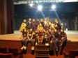 Alunos e alunas em formação no Curso Médio Integrado em Teatro do Colégio Estadual do Paraná (CEP) visitaram o Teatro Guaíra, em Curitiba.