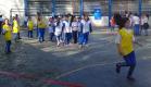 No (CEP-Tiradentes), os estudantes dos 6°s anos do Ensino Fundamental já entraram na brincadeira das gincanas do Colégio Estadual do Paraná (CEP). Eles estão participando do Gincacep, uma ação promovida pelos professores da Educação Física, que envolve os estudantes em provas esportivas, recreativas, culturais e artísticas.