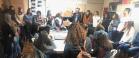 Um grupo composto por 50 estudantes do curso de graduação em Pedagogia da Universidade Estadual de Maringá (UEM) visitou o Colégio Estadual do Paraná (CEP) nesta sexta-feira (13). A inclusão do Colégio no roteiro de visitações aos espaços públicos da capital paranaense tem, entre outros, o objetivo de apresentar aos universitários alguns espaços diferenciados para o desenvolvimento de atividades e projetos pedagógicos.