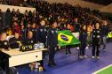 professora Danielly Quadros saiu vitoriosa da partida contra a forte Seleção da Colômbia na noite desta segunda-feira (21). A equipe brasileira venceu com um placar de 4 a 2 em uma partida disputada no Ginásio do Tarumâ, em Curitiba. O confronto é preparatório para o Campeonato Sulamericano, que será disputado na Colômbia em 2020.