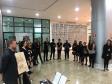 Os presentes ainda assistiram às apresentações do Coral do Colégio Estadual do Paraná, comandado pela professora Isabel Gabiatti, com acompanhamento do pianista Hermes Dreschel. 