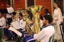 Apresentação da banda Sinfônica Bento Mossurunga no Instituto de Educação do Paraná