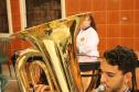 Apresentação da banda Sinfônica Bento Mossurunga no Instituto de Educação do Paraná