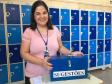 Professora Denise Adriane Regis, assessora da direção geral e responsável pela ação com as caixas de sugestões.