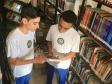 O acervo é composto por cerca de 26 mil exemplares, com aproximadamente 12 mil títulos, que podem ser consultados por qualquer membro da comunidade estudantil do Colégio.