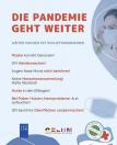A pandemia não acabou!  Por isso, as medidas preventivas devem ser mantidas, com atenção para o distanciamento social!