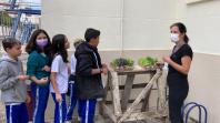 Projeto revitaliza a horta do CEP