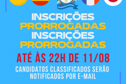 Inscrições Prorrogadas