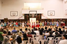 Ginastas do CEP na apresentação do Ginástica de Gala