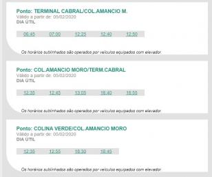 Linha 211 - Colina Verde