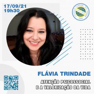 Roda de conversa com Flávia Trindade -  Valorização da Vida