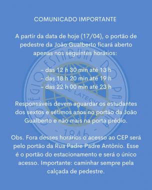 Comunicado 17/04