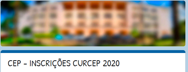 Inscrições abertas