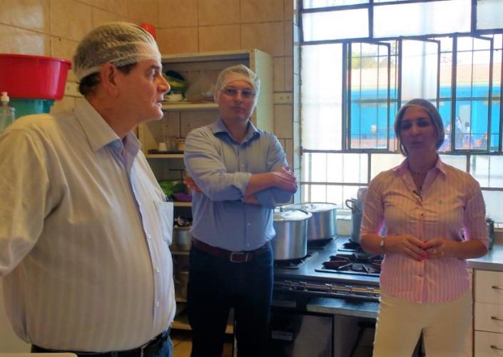 Estudo para reforma da cozinha do Colégio Estadual Guaíra