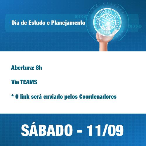 DIA DE ESTUDO E PLANEJAMENTO - 11/09/2021