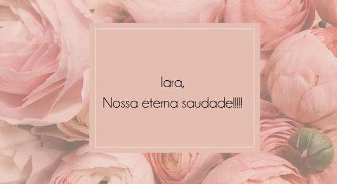 Homenagem Professora Iara