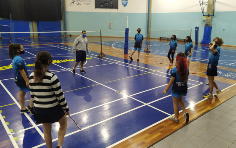 Badminton do CEP no Santa Mônica