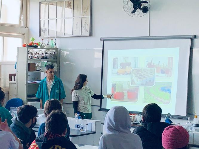 Projeto revitaliza a horta do CEP