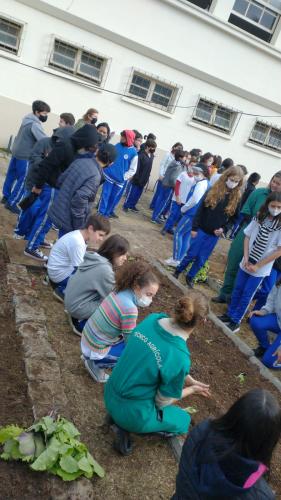 Projeto revitaliza a horta do CEP