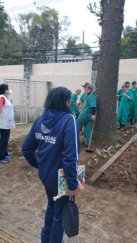 Projeto revitaliza a horta do CEP